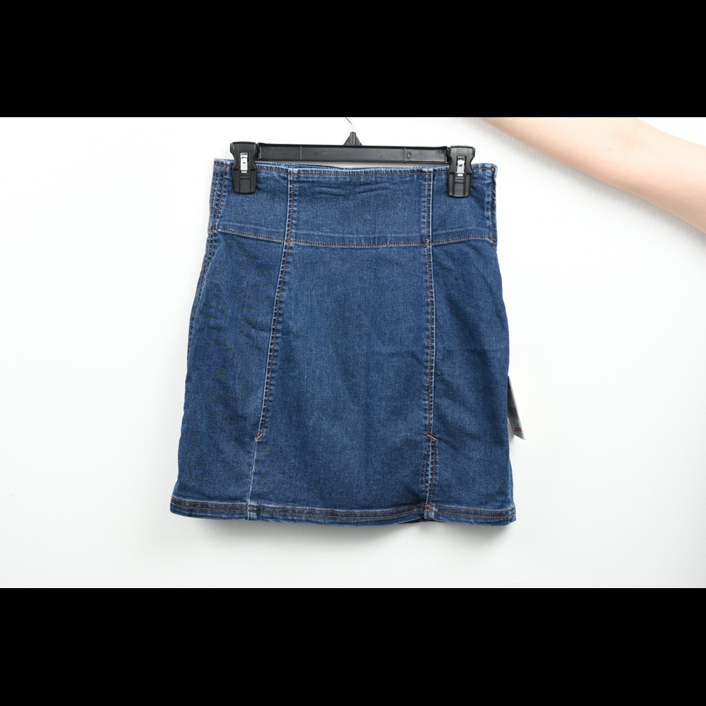 Brand New Free People Denim Mini Skirt